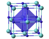 Zirconium nitride in the unit cell