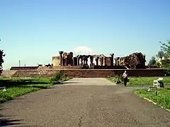 Zvartnots Cathedral of the 7th century, a UNESCO World heritage site