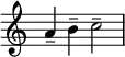  {
\override Score.TimeSignature #'stencil = ##f    \relative c'' {
        a4-- b-- c2-- 
    }

}
