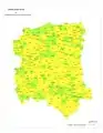 Arakalgud Taluk Map about Fluoride content in DWS