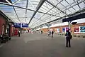 Inside Hartlepool train station in 2010