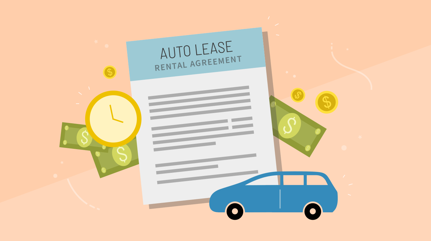 illustration of a car lease