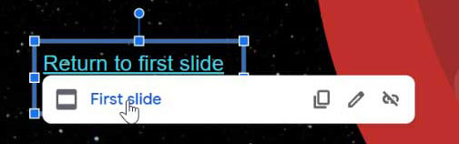 viewing link dialog box