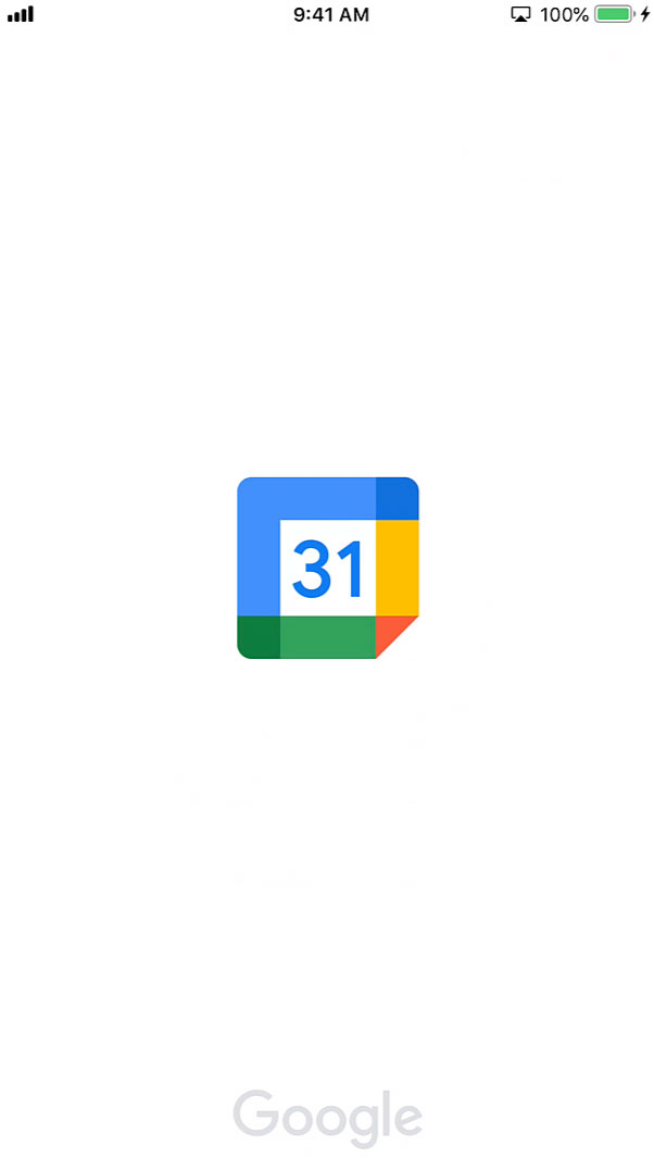 Google Calendar app