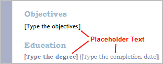 Placeholder Text