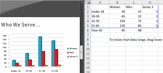 Example Spreadsheet Data