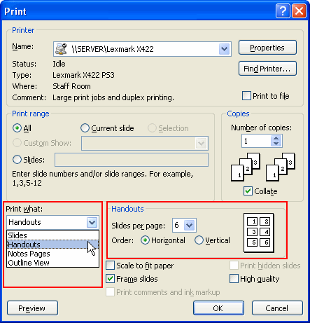 Print Range