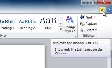 Minimizing the Ribbon