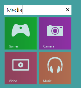 Screenshot of Windows 8