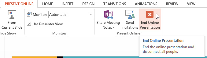 Screenshot of PowerPoint 2013