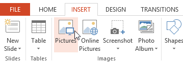 Screenshot of PowerPoint 2013