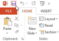 Screenshot of PowerPoint 2013