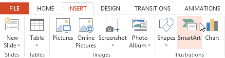 Screenshot of PowerPoint 2013