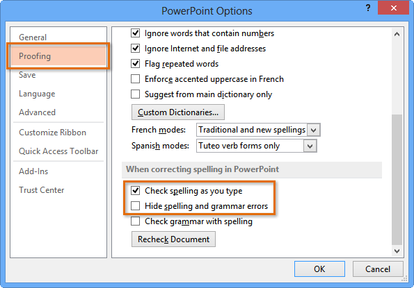 Screenshot of PowerPoint 2013