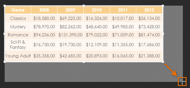 Screenshot of PowerPoint 2013