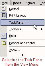 View Task Pane